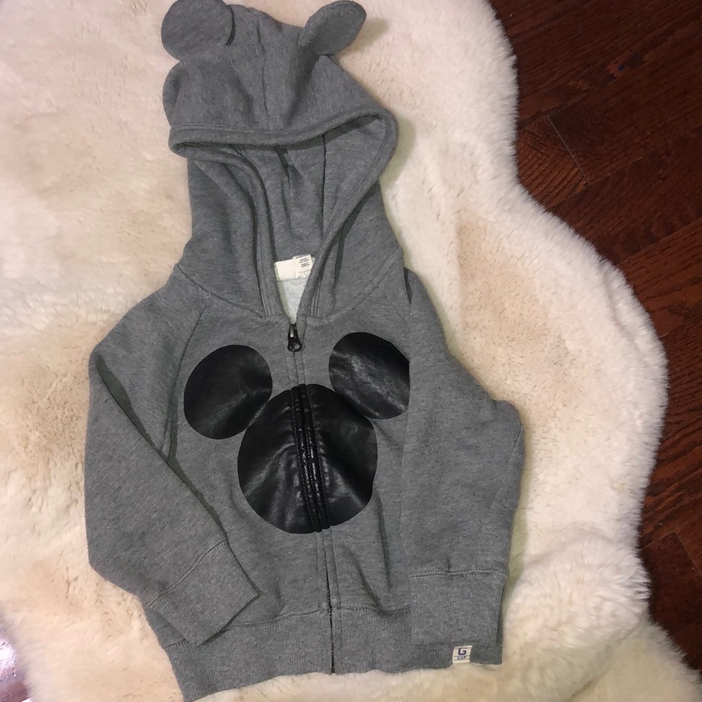 Disney x Gap Mickey Hoodie size 18-24 months